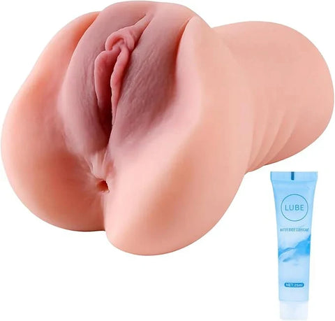670g Realistic 2in1 Sex Doll Mens Sex Toys for Men Male Masturbation Toy Cup with 3D Vagina and Tight Anus Pocket Pussy Stroker Adult Toys Male Masturbator