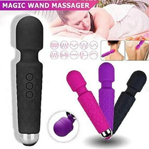 A1🔋 Handheld Electric Back Massager 💆‍♂️ – 8 Speeds ⚡ | 20 Modes 🔄 – Rechargeable 🔄 & Waterproof 💧 & Quiet 🤫 – Deep Tissue Neck & Back Massager 🖤 (Black) DIFFERENT DISCRIPTION LIKE THIS IN ENGLISH WRITING